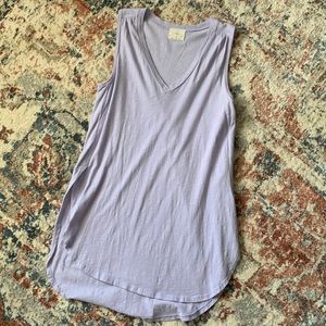 💜ANTHROPOLOGIE t.la Lavender High Low Sleeveless Tunic